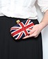Union Jack Embellished Skull Box Clutch, other view